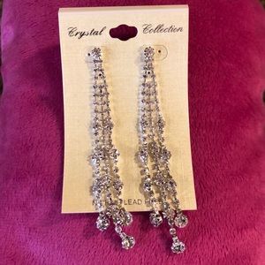 Dangle crystal earrings